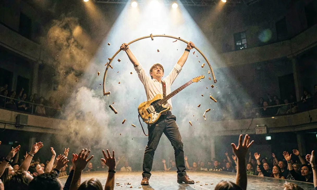 Pete Townshend windmill guitar smash