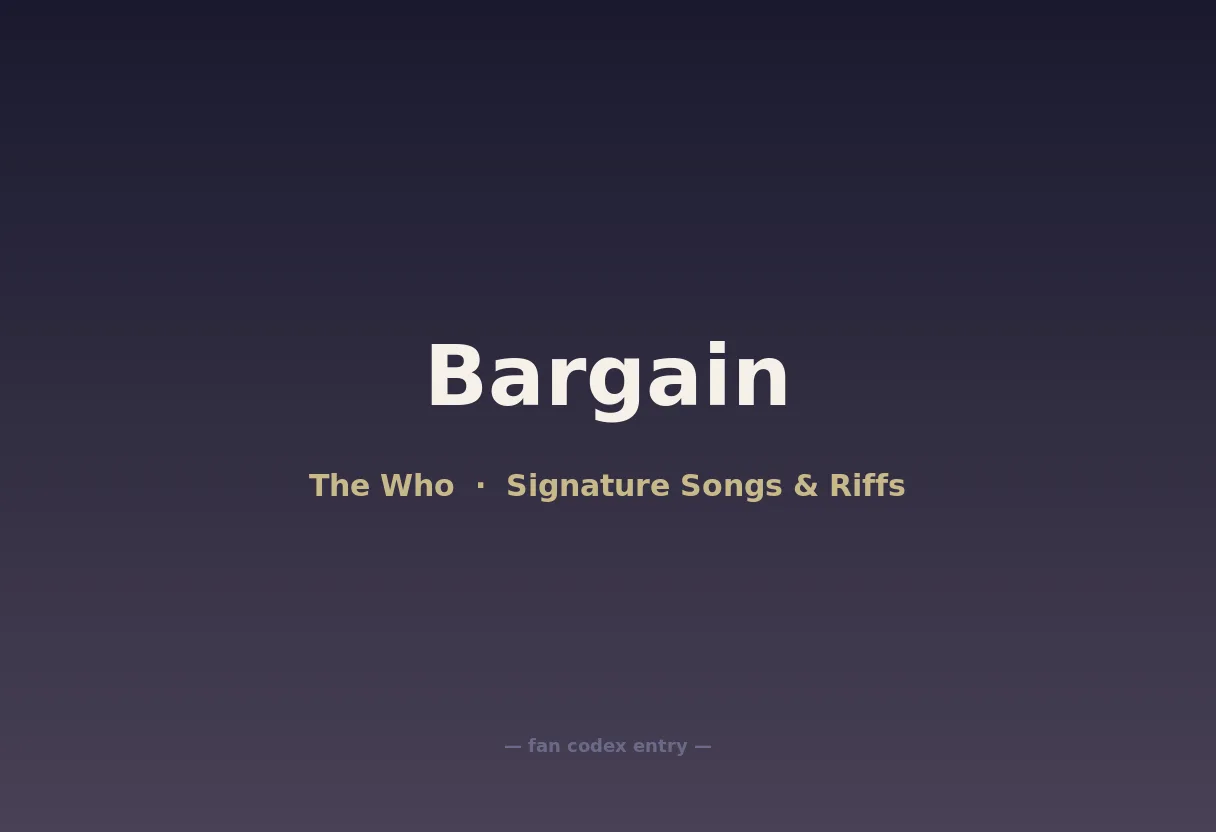 Bargain