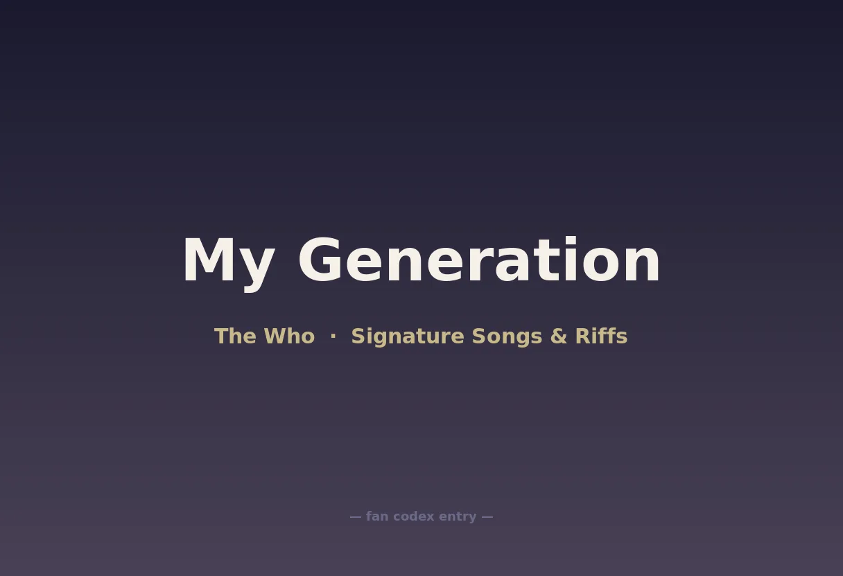 My Generation