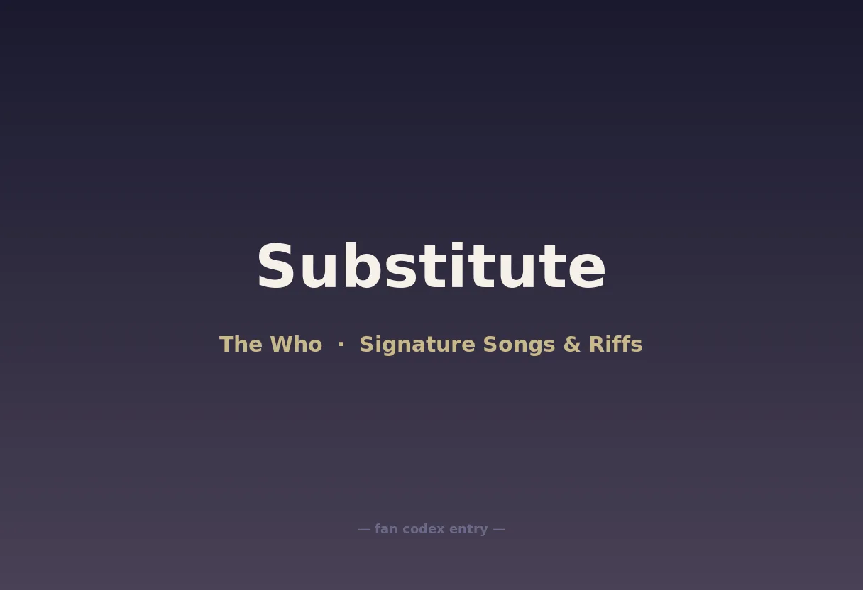 Substitute