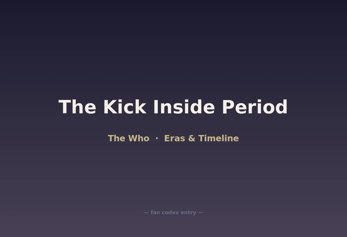 The Kick Inside Period
