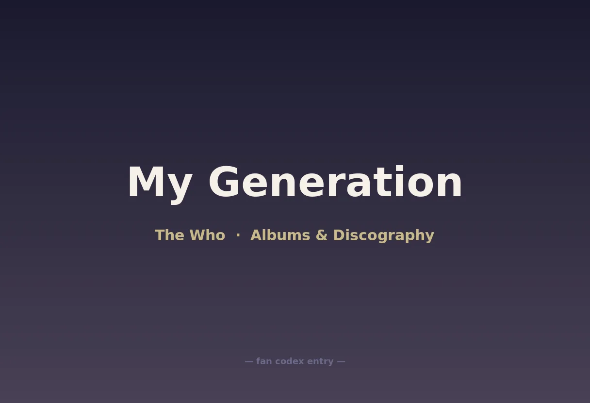 My Generation