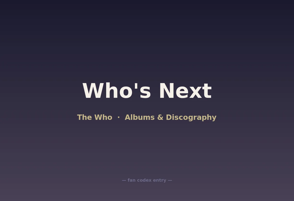 Who's Next